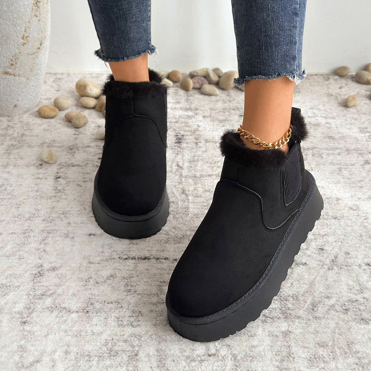 Bottes Orthopédiques Gracieuses au Look Moderne