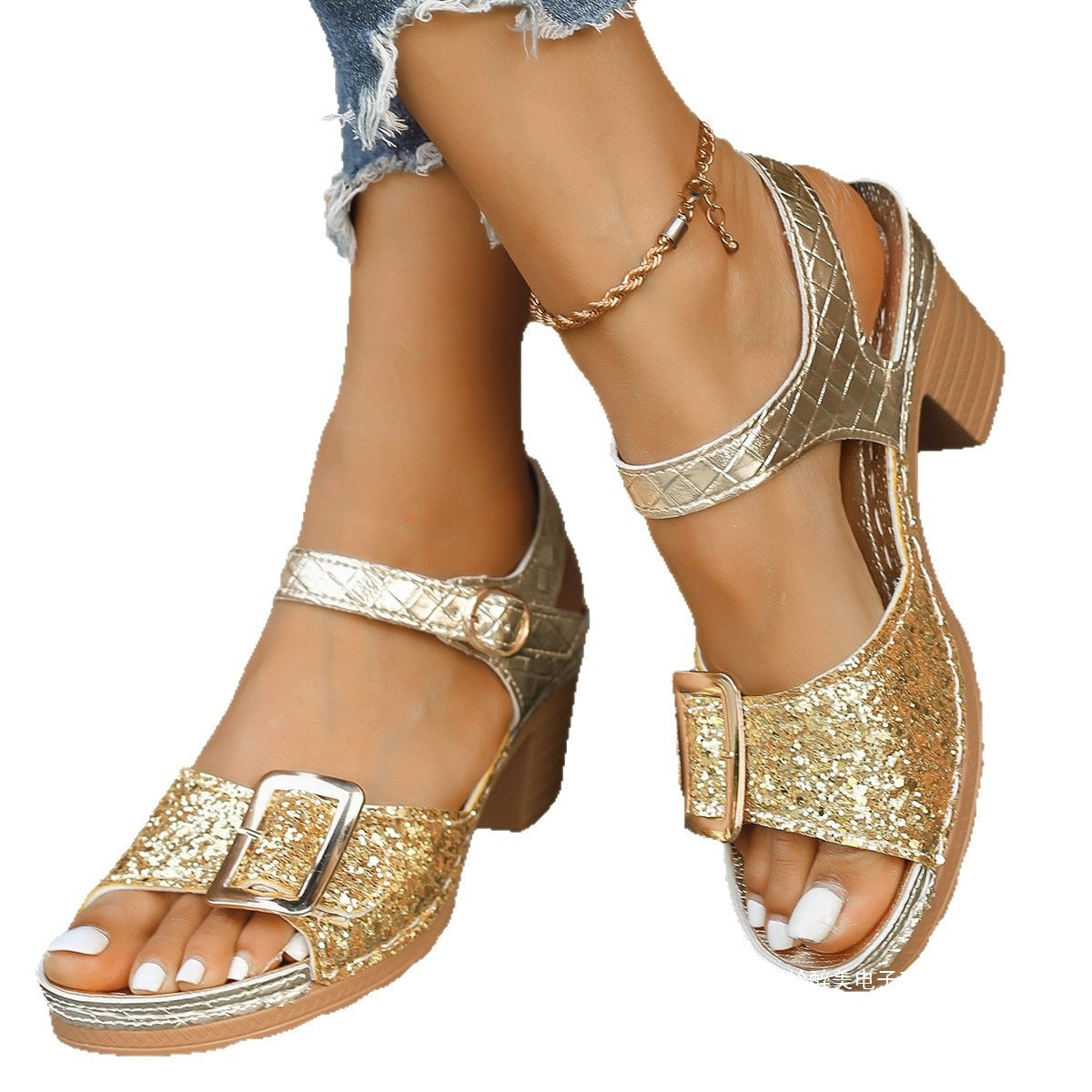 Sandales Orthopédiques Gracieuses au Look Moderne