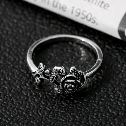 Argent Bague artisanal délicat