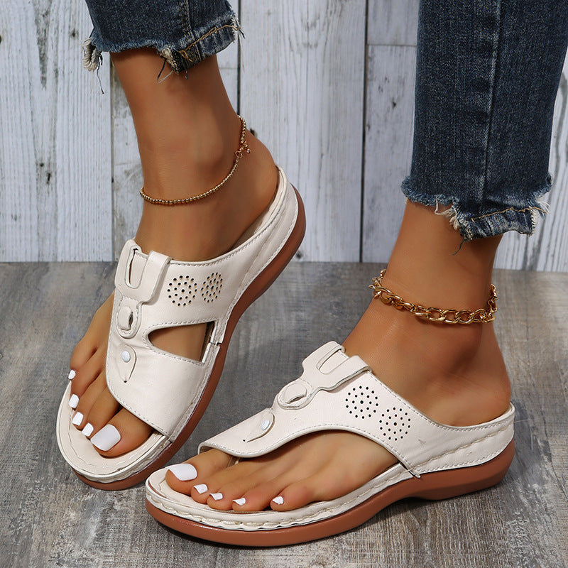 Sandales Orthopédiques Gracieuses au Look Moderne