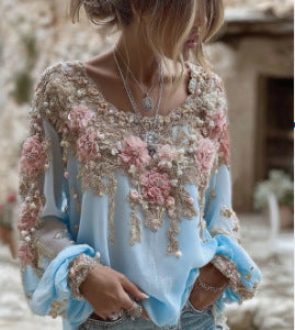 Chemise au style vintage intemporel