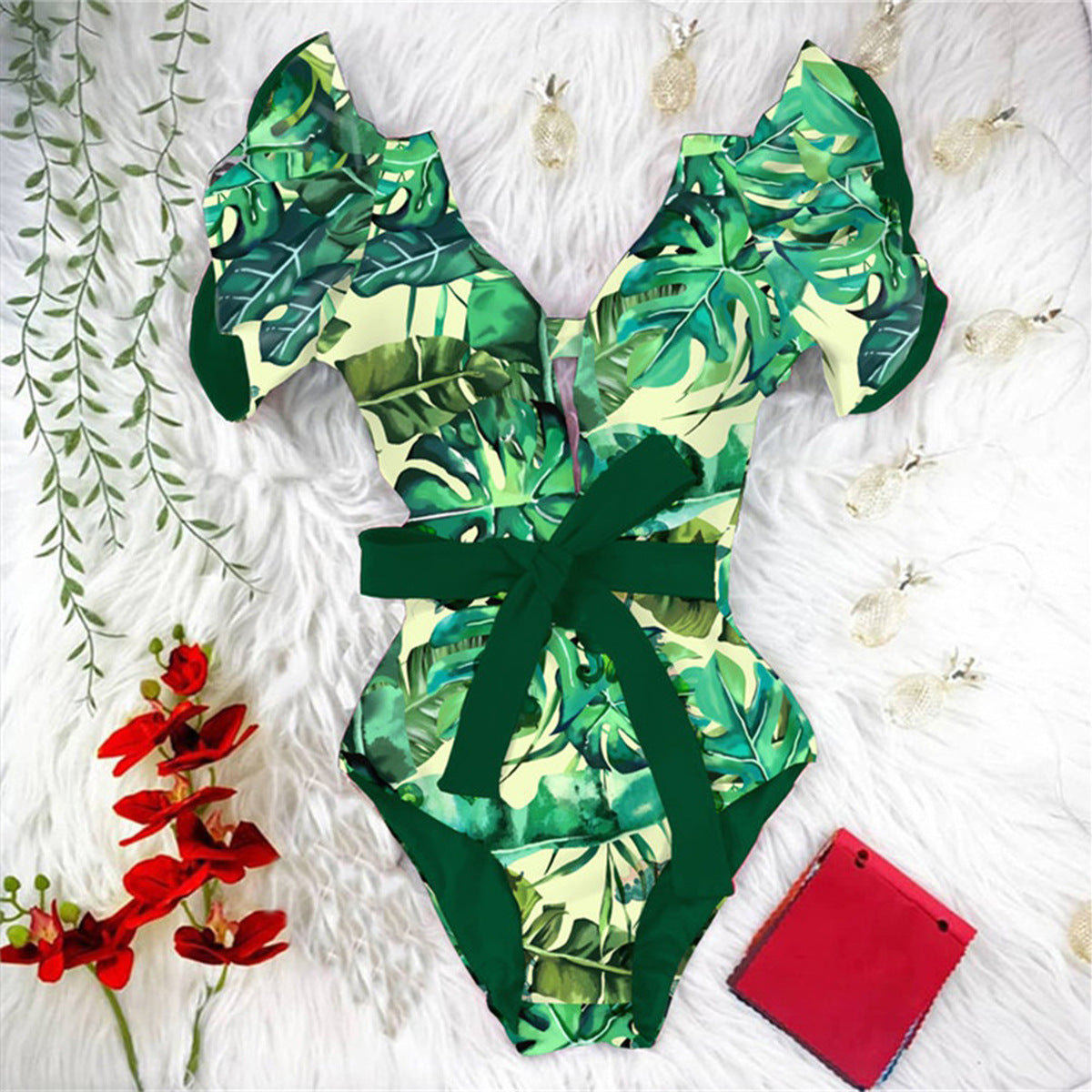 Inspired Bathing Suit With a Contemporary Edge