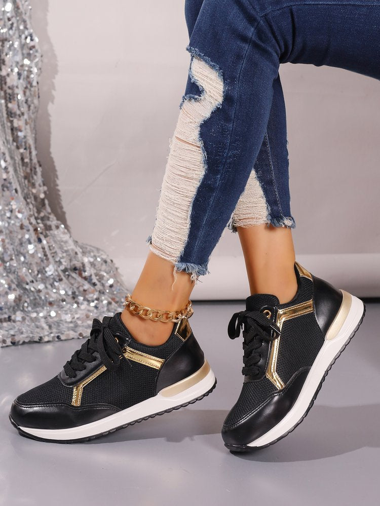 Baskets Orthopédiques Gracieuses au Look Moderne