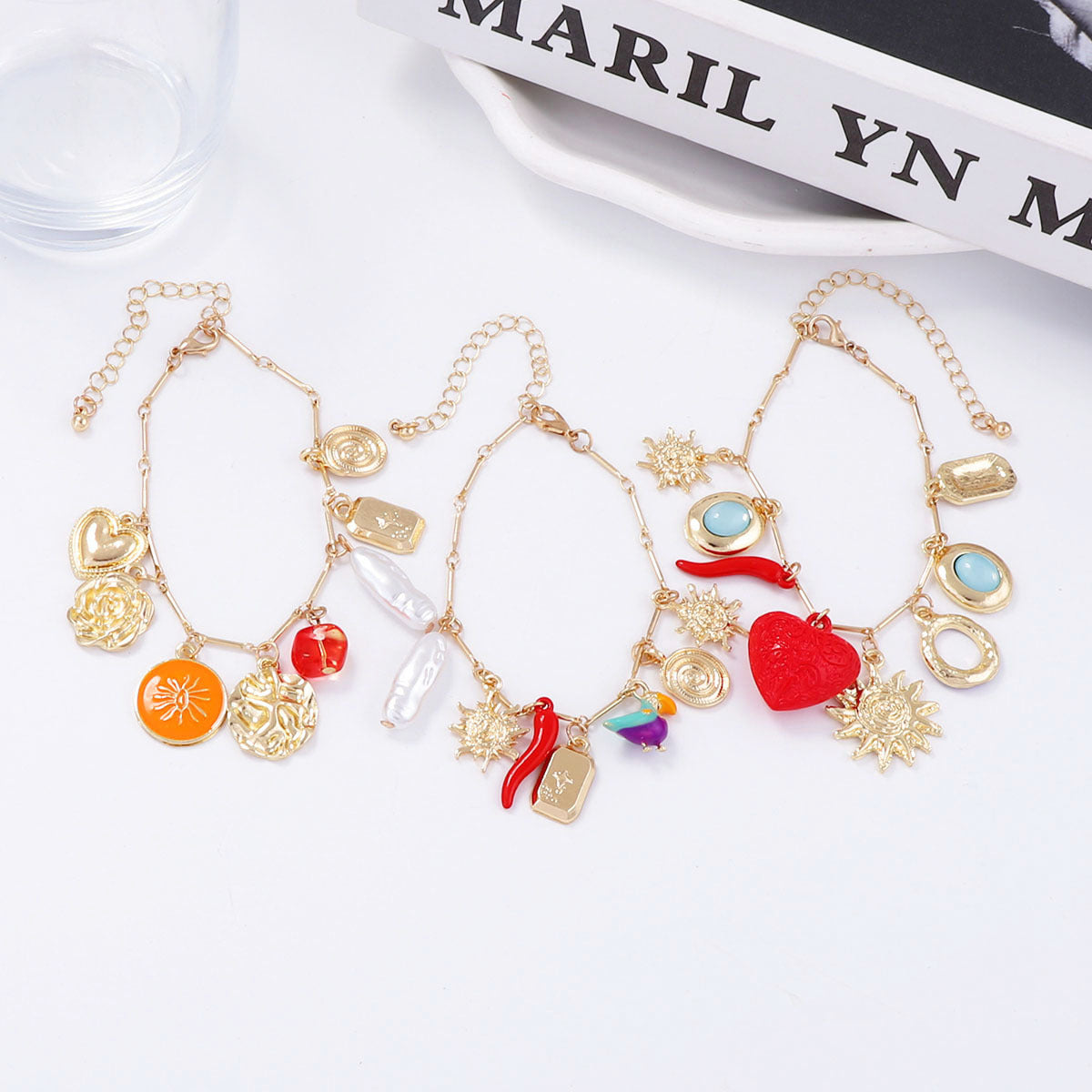 Perle Bracelet vintage fait main