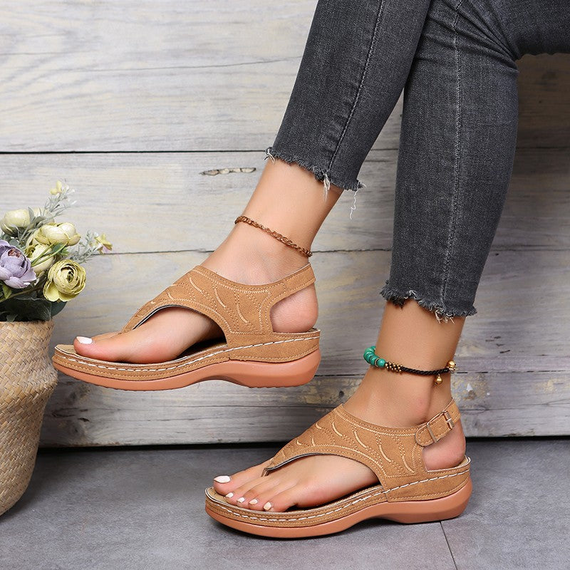 Sandales Orthopédiques Gracieuses au Look Moderne