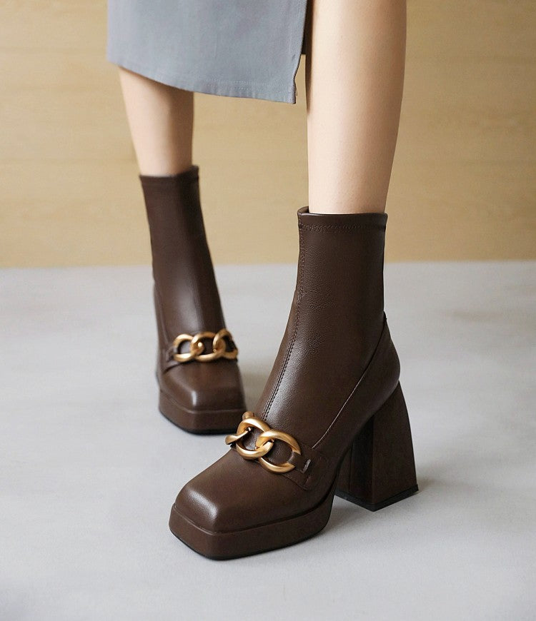Bottes Orthopédiques Chics au Design Unique