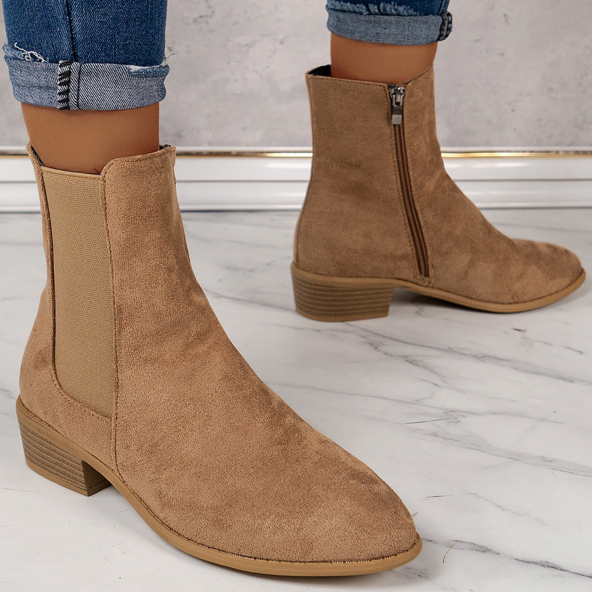 Bottes Orthopédiques Gracieuses au Look Moderne