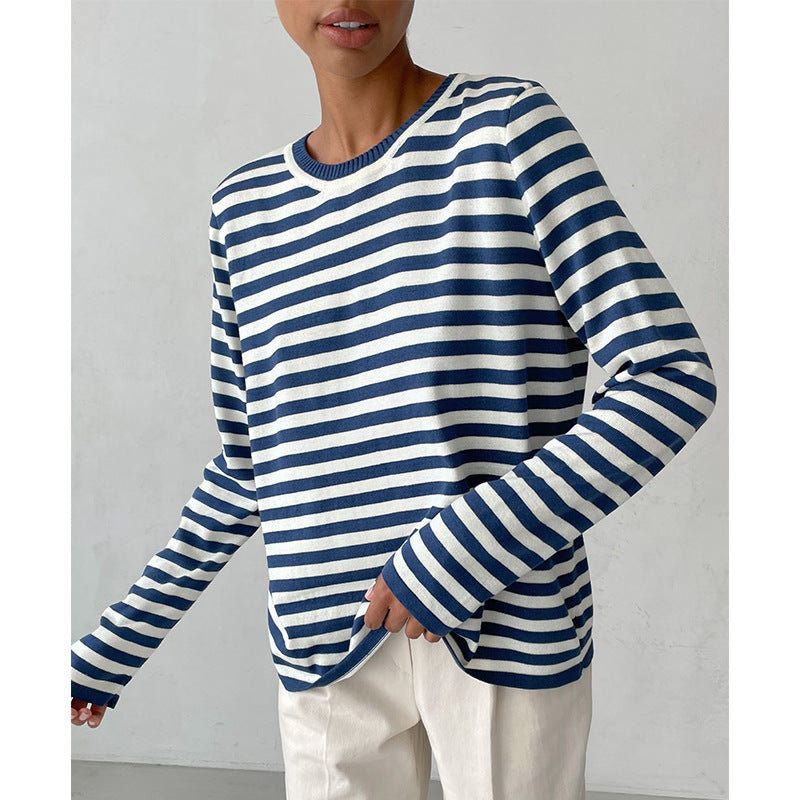 SL | T-shirt classique à rayures et à manches longues