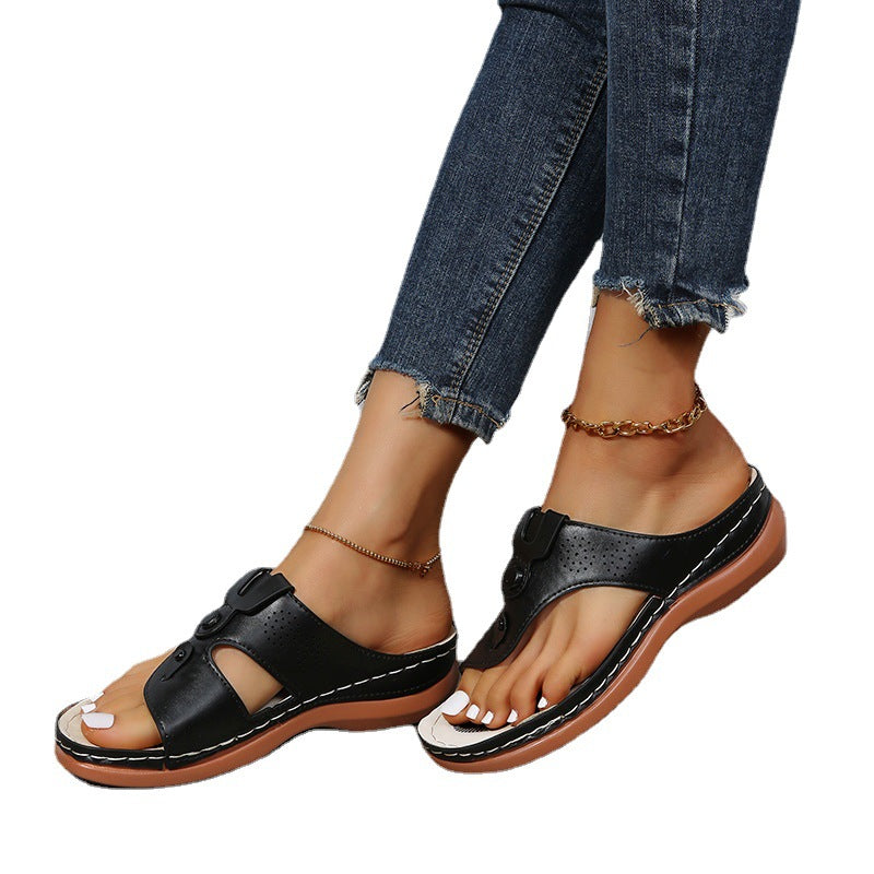 Sandales Orthopédiques Gracieuses au Look Moderne