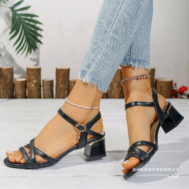 Sandales Orthopédiques Gracieuses au Look Moderne