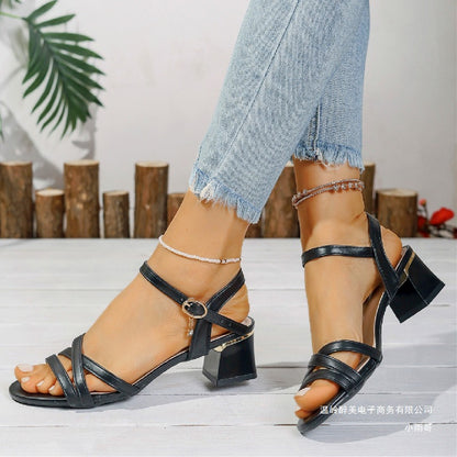 Sandales Orthopédiques Gracieuses au Look Moderne