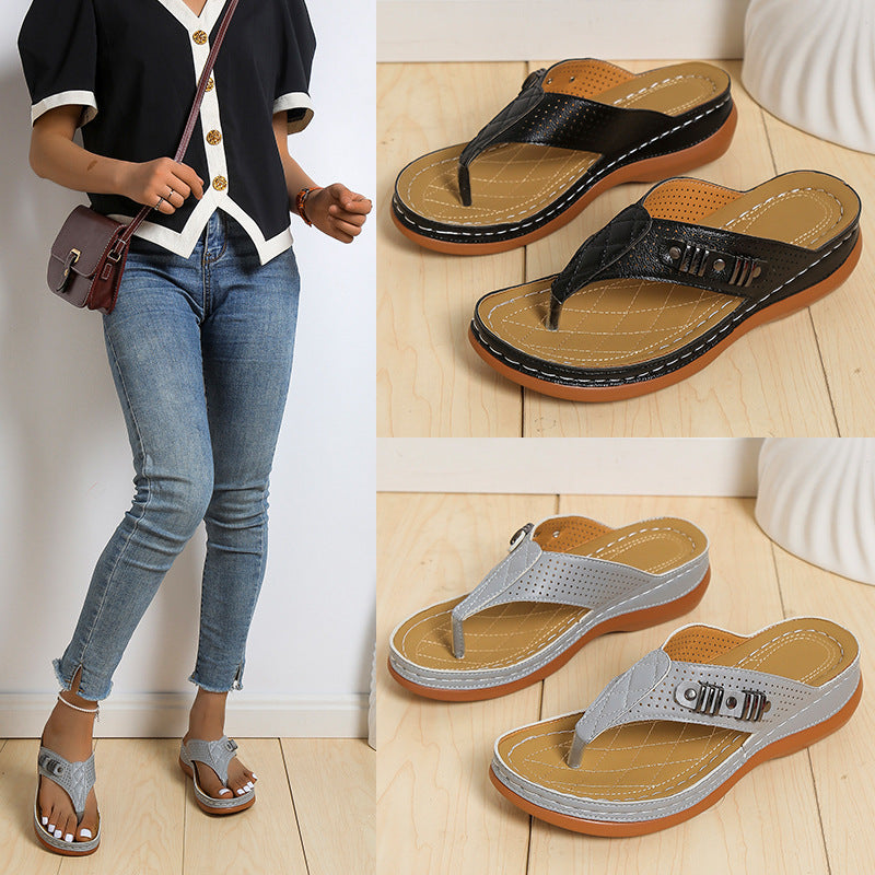 Sandales Orthopédiques Gracieuses au Look Moderne