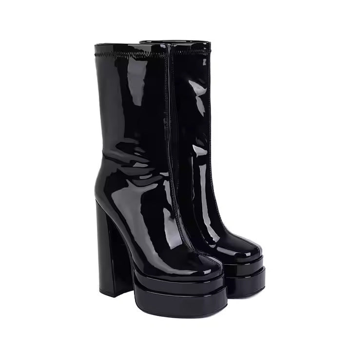 Bottes Orthopédiques Gracieuses au Look Moderne