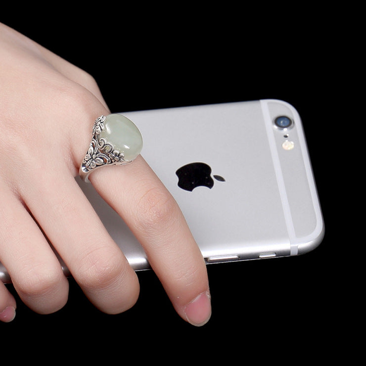 Argent Bague artisanal délicat