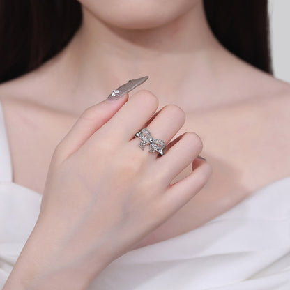 Argent Bague artisanal délicat