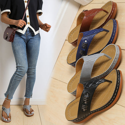 Sandales Orthopédiques Gracieuses au Look Moderne