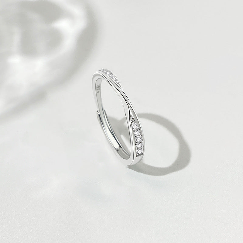 Argent Bague artisanal délicat