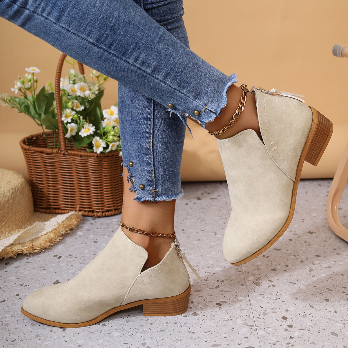 Bottes Orthopédiques Gracieuses au Look Moderne