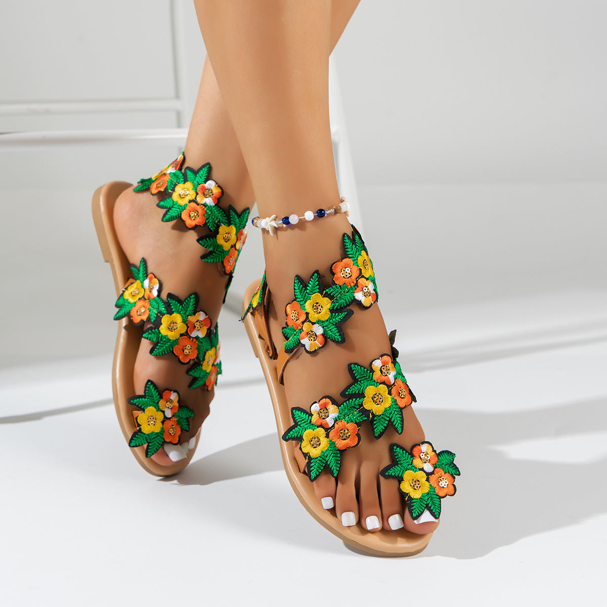 Sandales Orthopédiques Gracieuses au Look Moderne