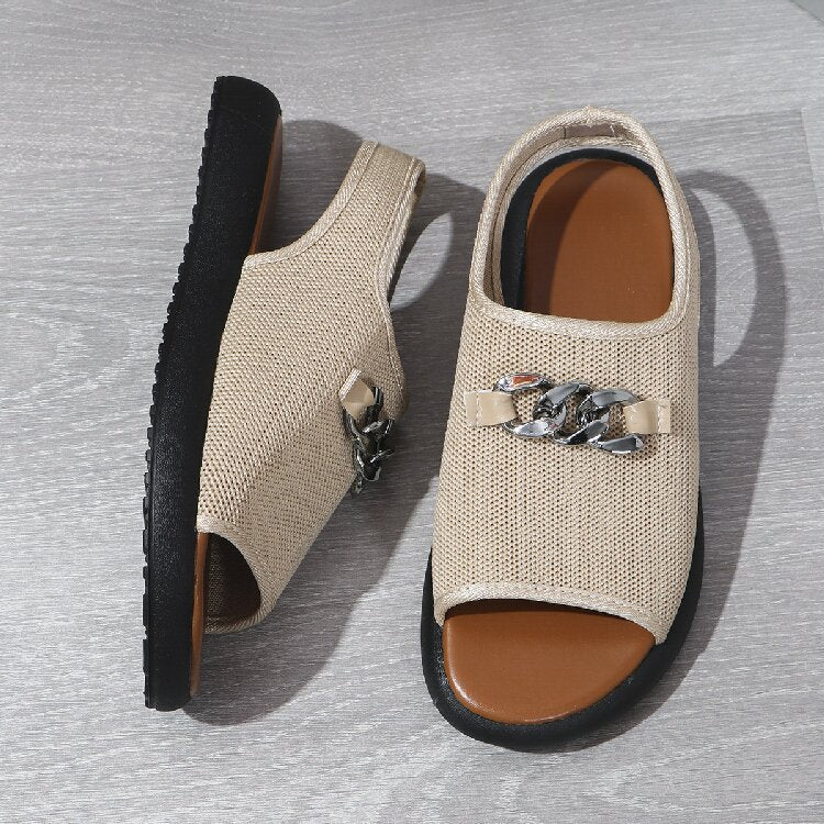 Sandales Orthopédiques Gracieuses au Look Moderne