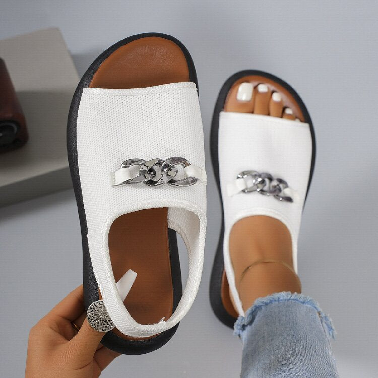 Sandales Orthopédiques Gracieuses au Look Moderne