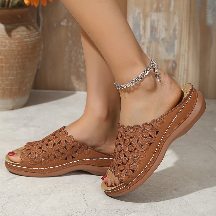 Sandales Orthopédiques Gracieuses au Look Moderne