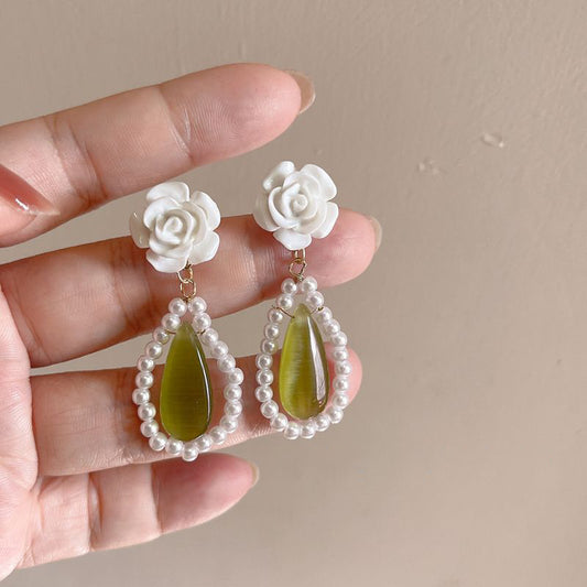 Perle Boucle d'oreille magnifique au style unique