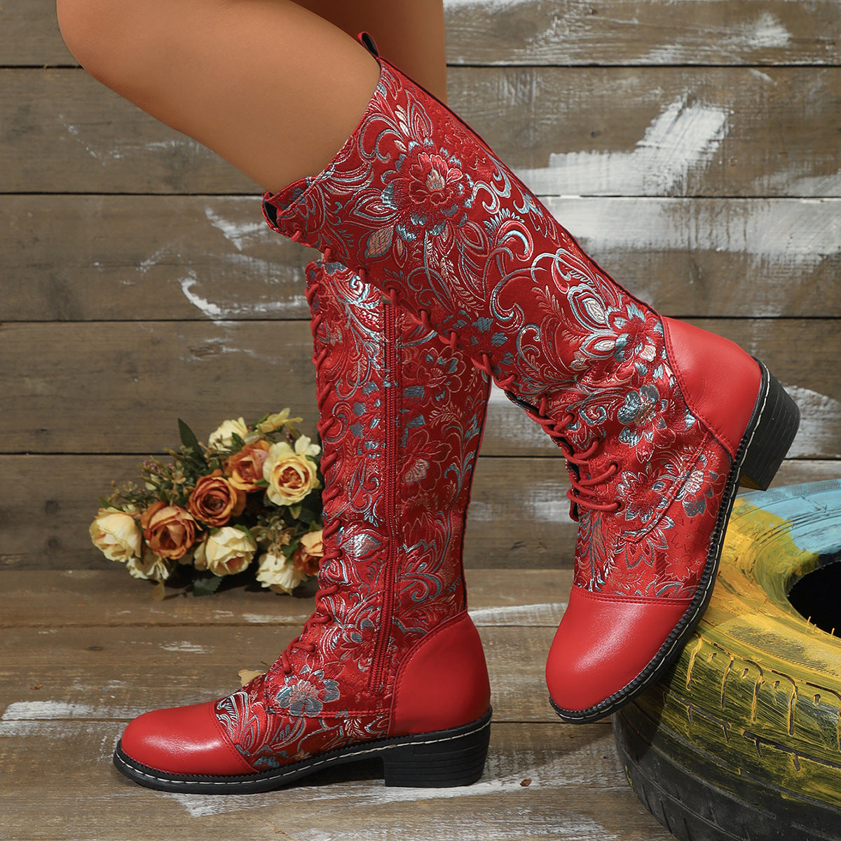 Bottes Orthopédiques d'Inspiration Vintage