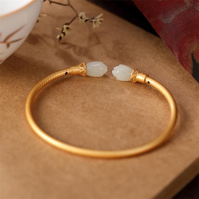 Or Bracelet artisanal délicat