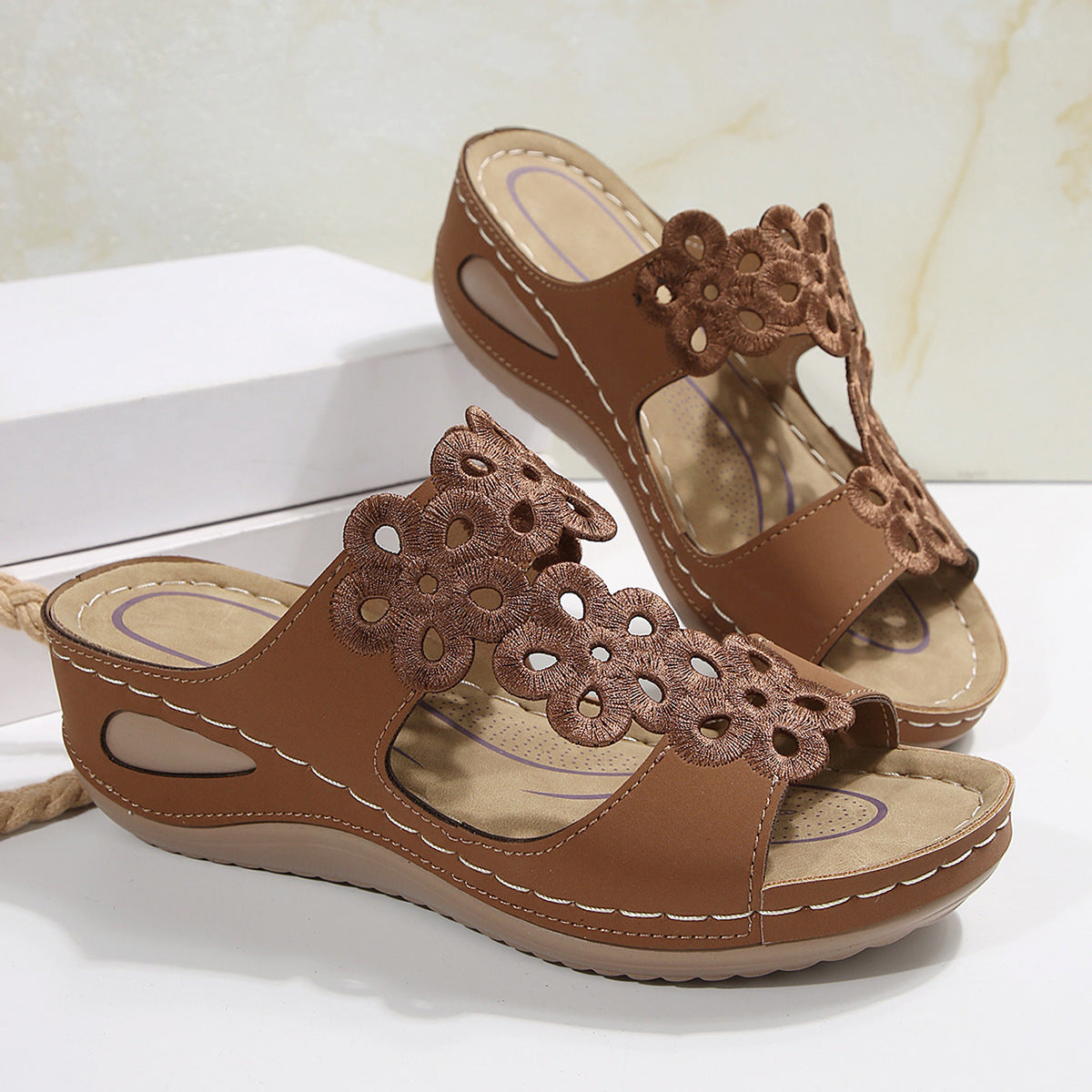 Sandales Orthopédiques Chics au Design Unique