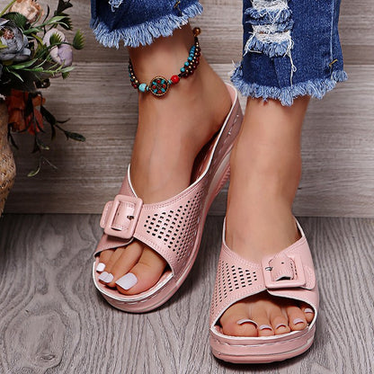 Sandales Orthopédiques Gracieuses au Look Moderne