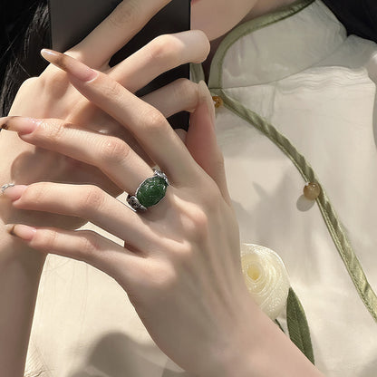 Argent Bague artisanal délicat