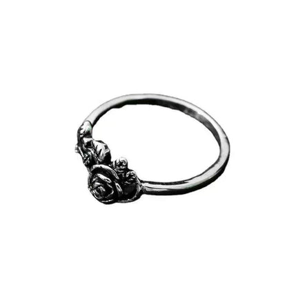 Argent Bague artisanal délicat