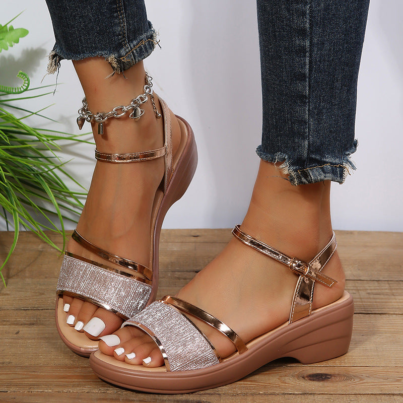 Sandales Orthopédiques Gracieuses au Look Moderne