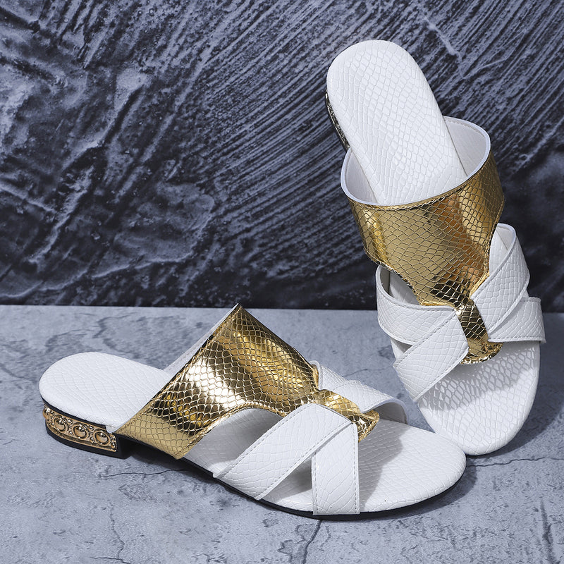 Sandales Orthopédiques Gracieuses au Look Moderne