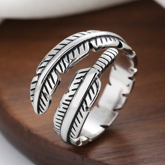 Argent Bague artisanal délicat