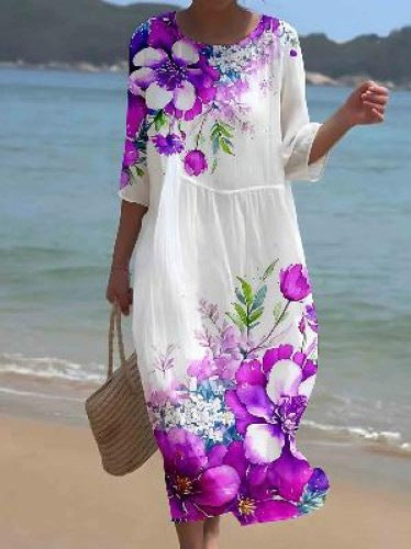 SL | Maxi robe à fleurs