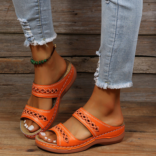 Sandales Orthopédiques Gracieuses au Look Moderne