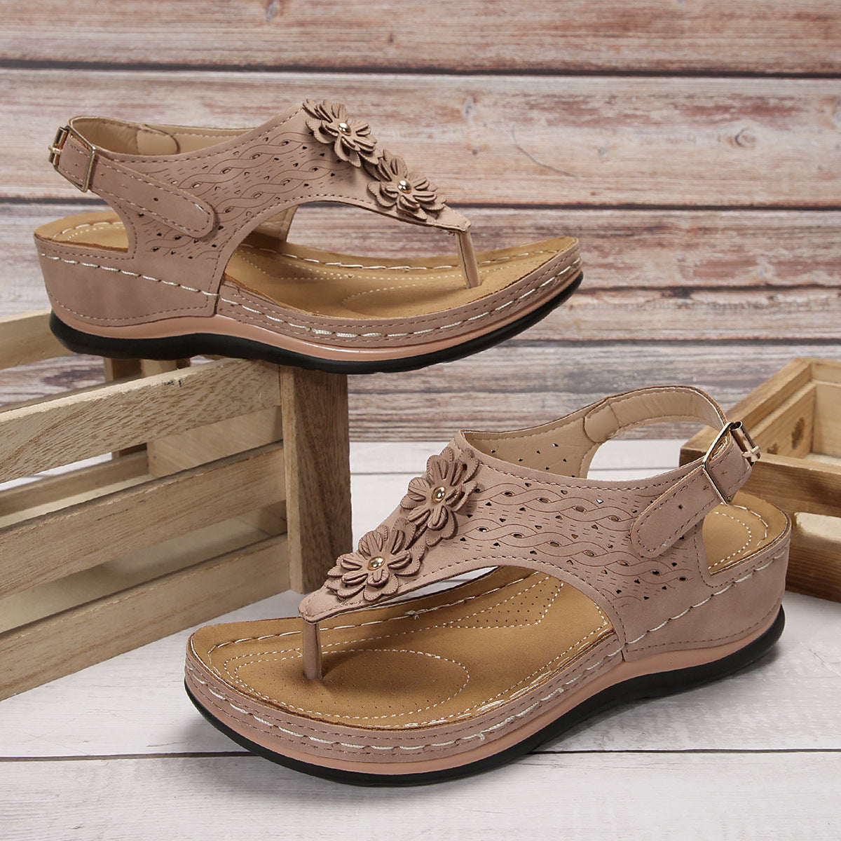 Sandales Orthopédiques d'Inspiration Vintage