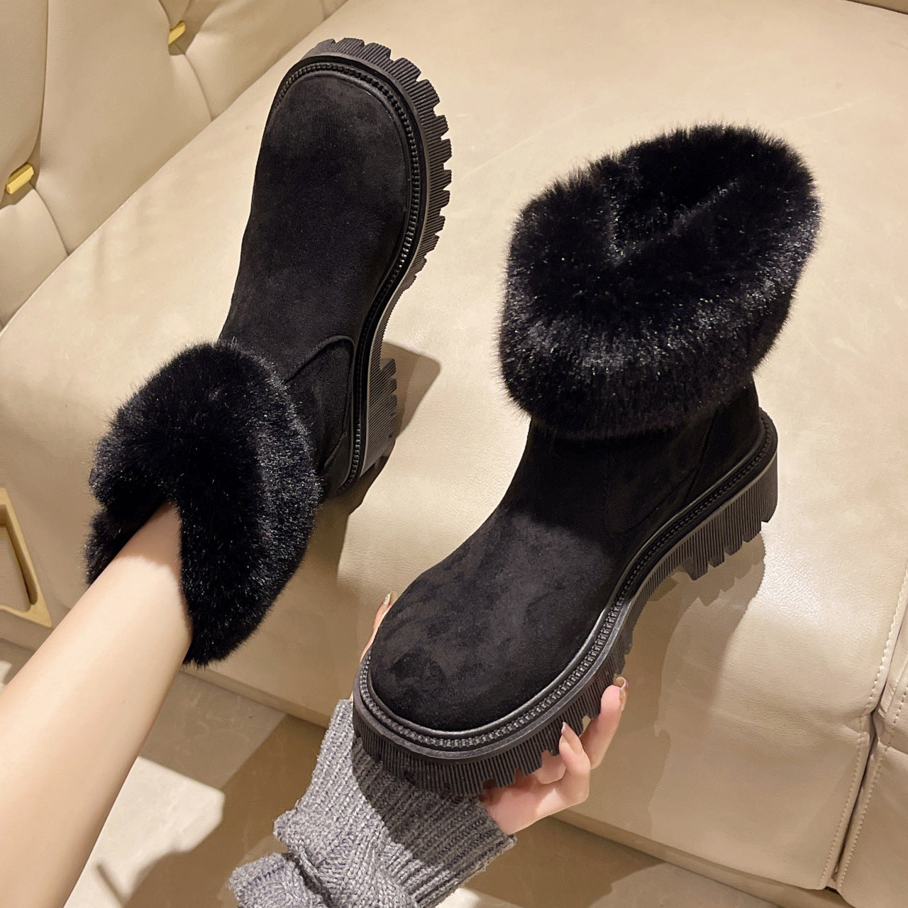 Bottes Orthopédiques Chics au Design Unique