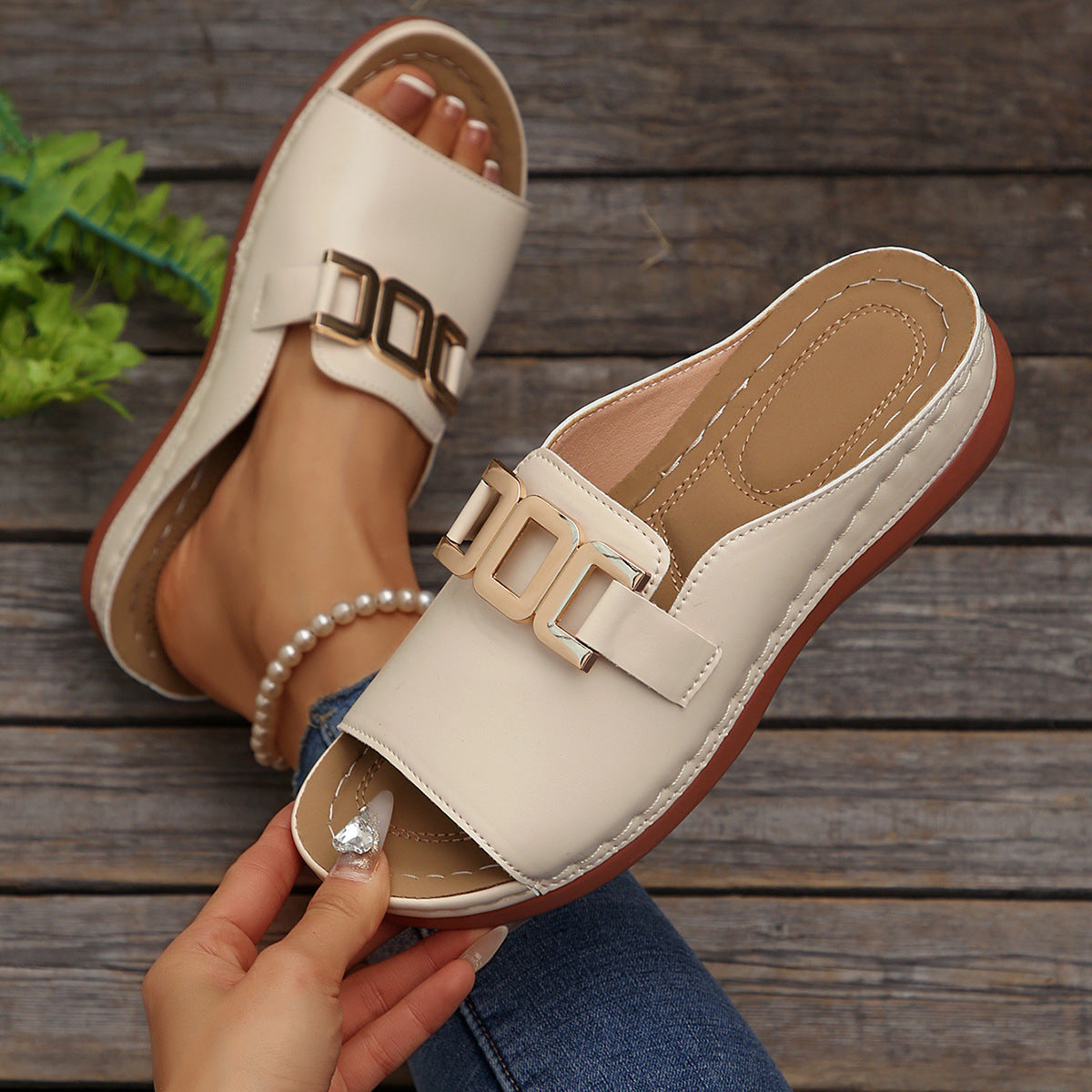Sandales Orthopédiques Chics au Design Unique
