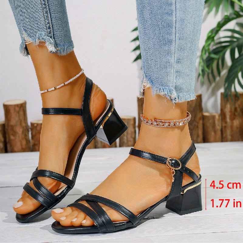 Sandales Orthopédiques Gracieuses au Look Moderne