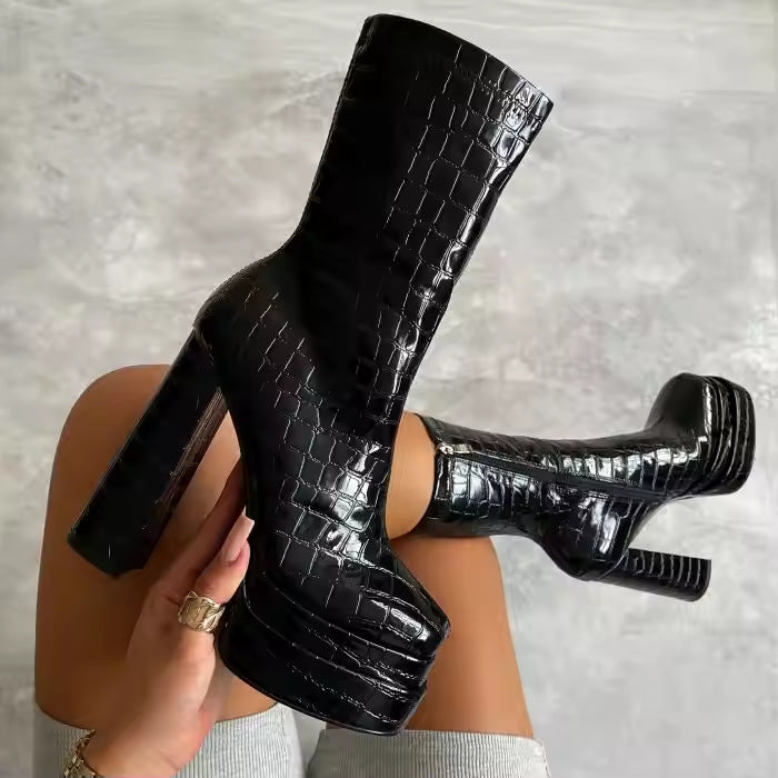 Bottes Orthopédiques Gracieuses au Look Moderne