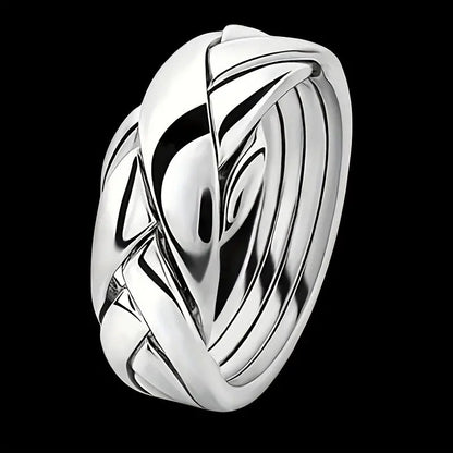 Argent Bague artisanal délicat