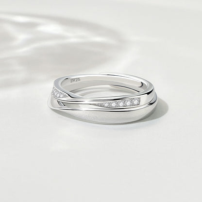 Argent Bague artisanal délicat