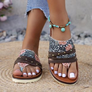 Sandales Orthopédiques Gracieuses au Look Moderne