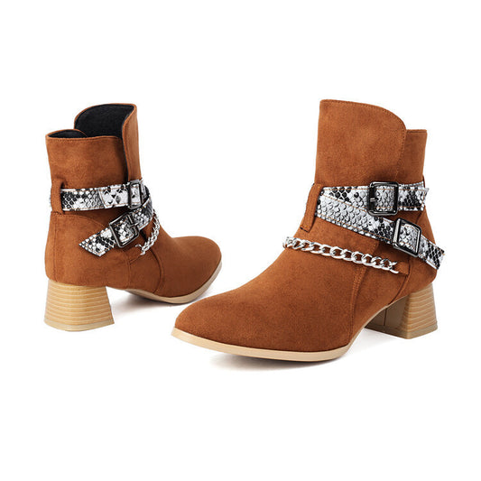 Bottes Orthopédiques Gracieuses au Look Moderne