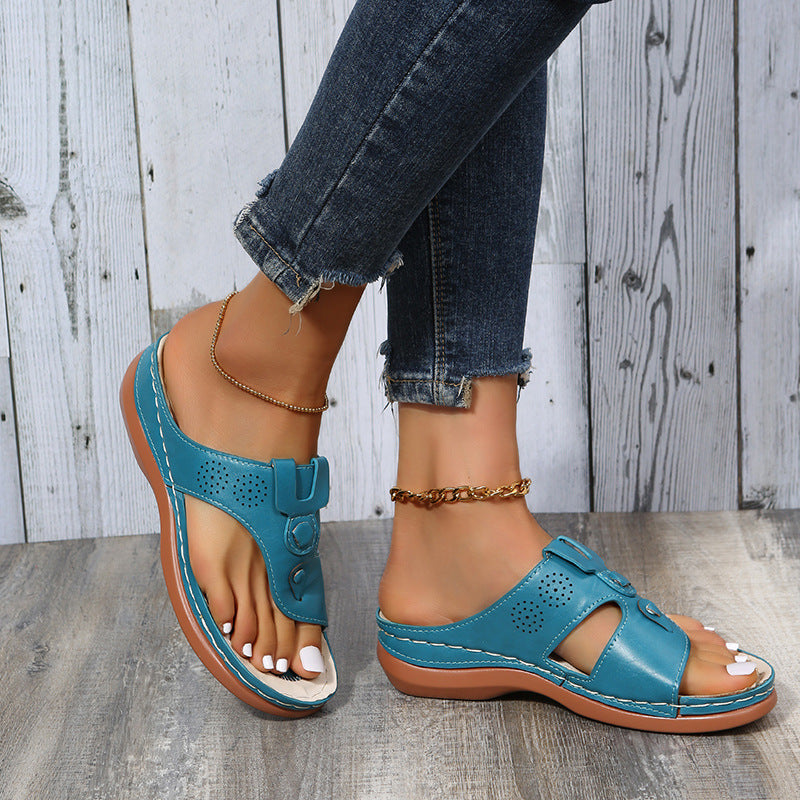 Sandales Orthopédiques Gracieuses au Look Moderne