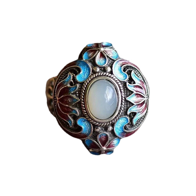 Argent Bague artisanal délicat