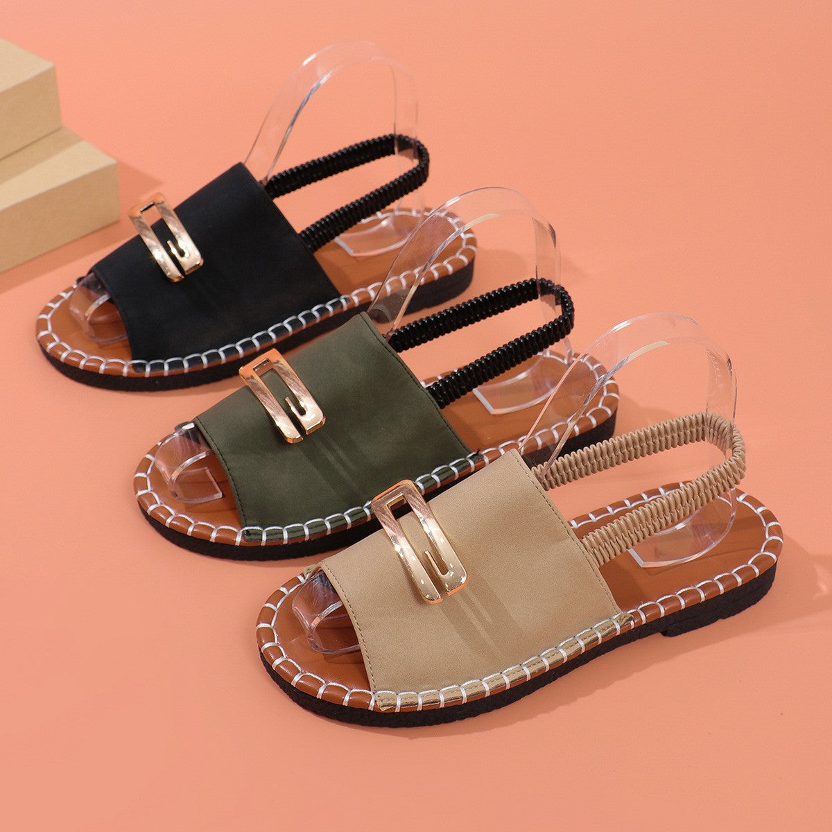 Sandales Orthopédiques Gracieuses au Look Moderne